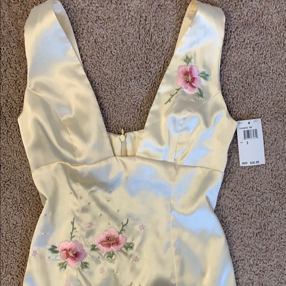 XOXO Yellow Formal Dress